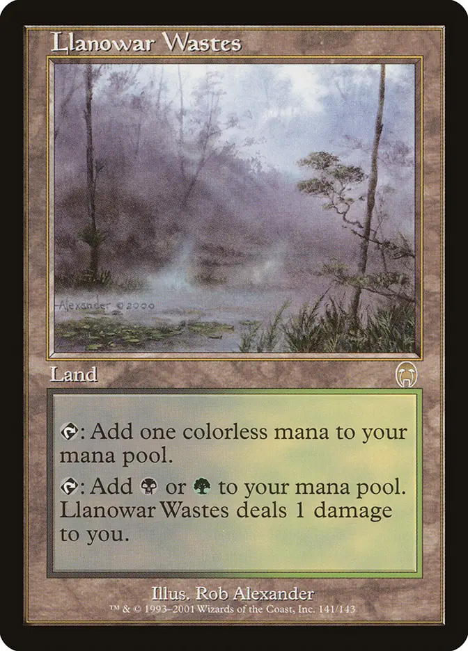 Llanowar Wastes | Apocalypse Foil | Card Kingdom