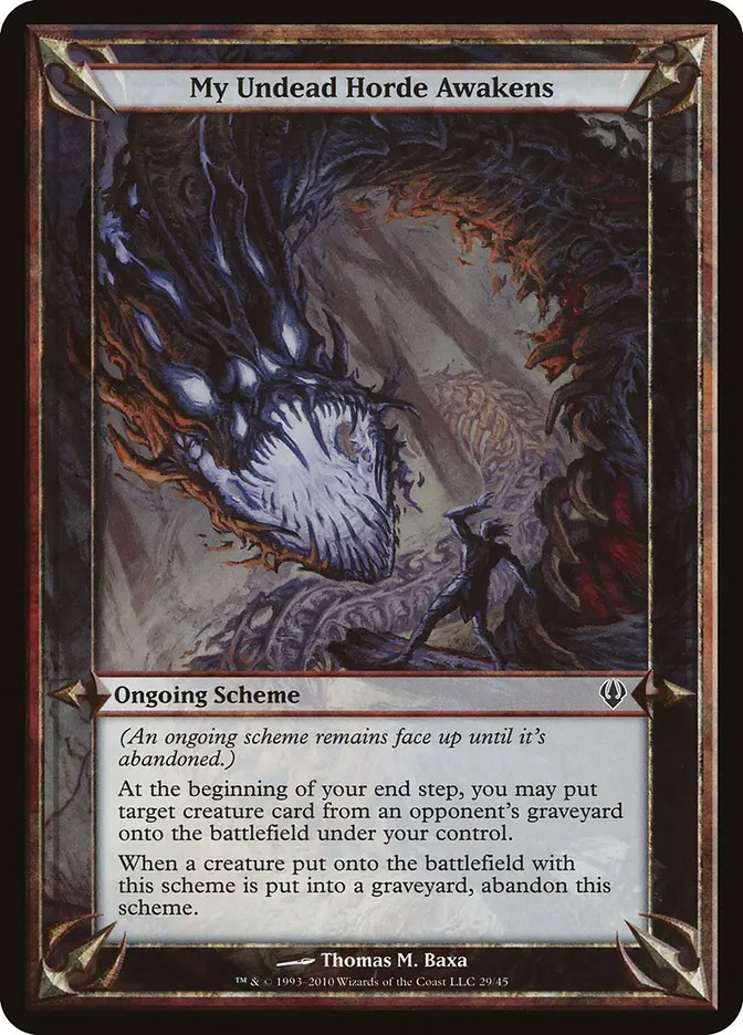 mtg archenemy scheme cards Duskmourn - Sealed Set of 10 until your next turn Magic The Gathering Archenemy Scheme