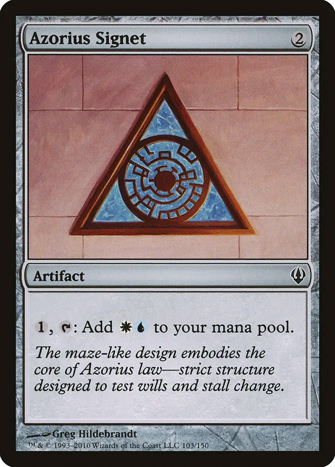 mtg archenemy card sleeves Oversized Magic: The Gathering Back Comes in packs of 100 sleeves Azorius Signet | Archenemy |