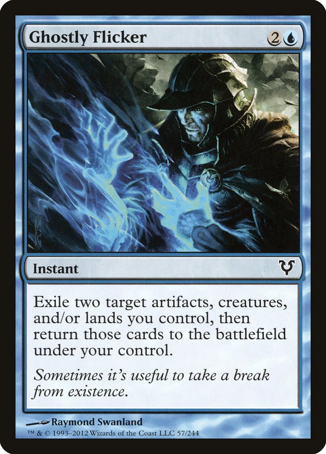 Ghostly Flicker [Avacyn Restored] Lightly Played Foil