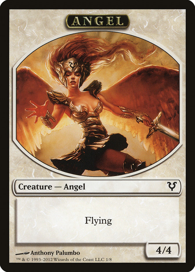 mtg cards that create angel tokens Angel Token Pack for Magic the Gathering MTG: 4 pack 4/4 Angel Tokens – The  Adventurer's Press main image 0