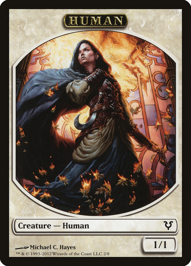 mtg cards that make human tokens Human Soldier 1/1 main image 1