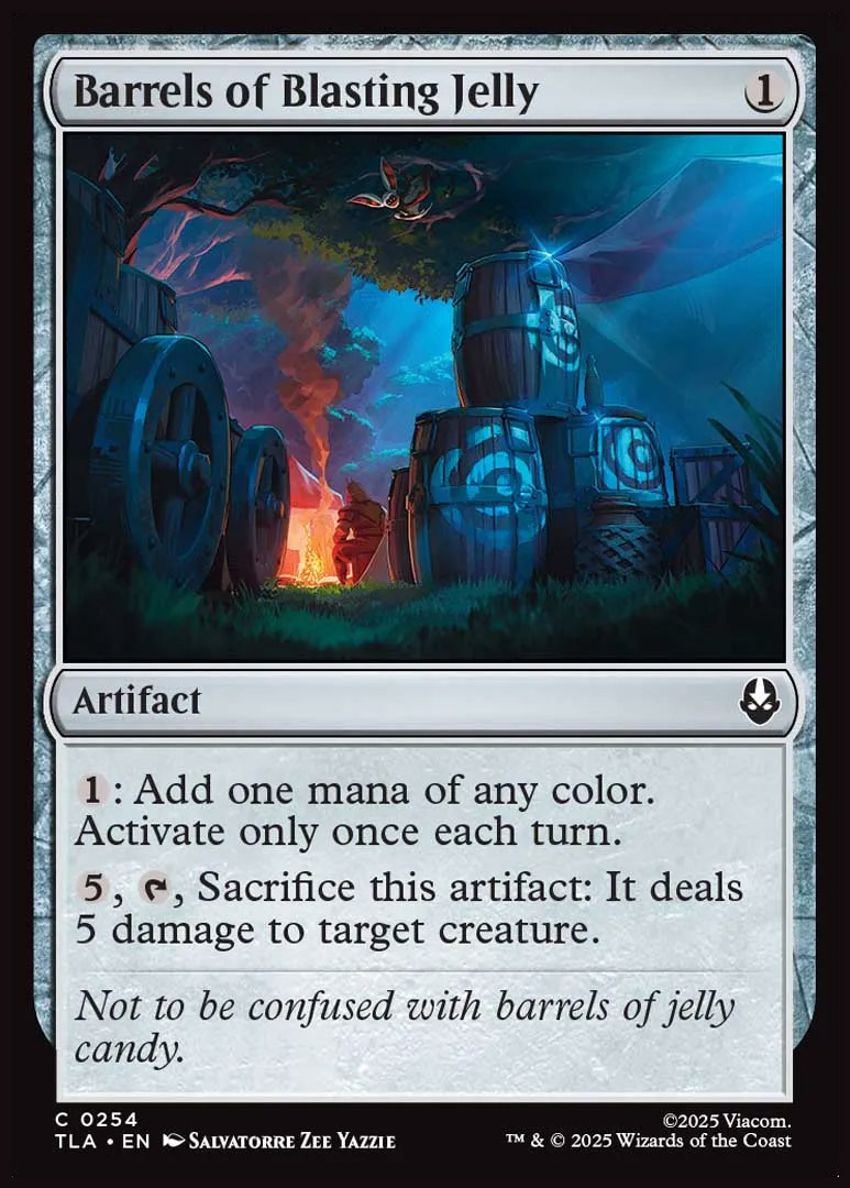 MTG MMQ 噴出 foil 4枚セット Avatar: The Last Airbender Foil: Barrels of Blasting Jelly