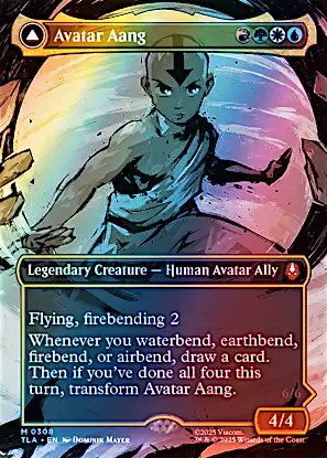avatar last airbender cards mtg Magic The Gathering - The Reverse Type MTG Avatar the Last Airbender