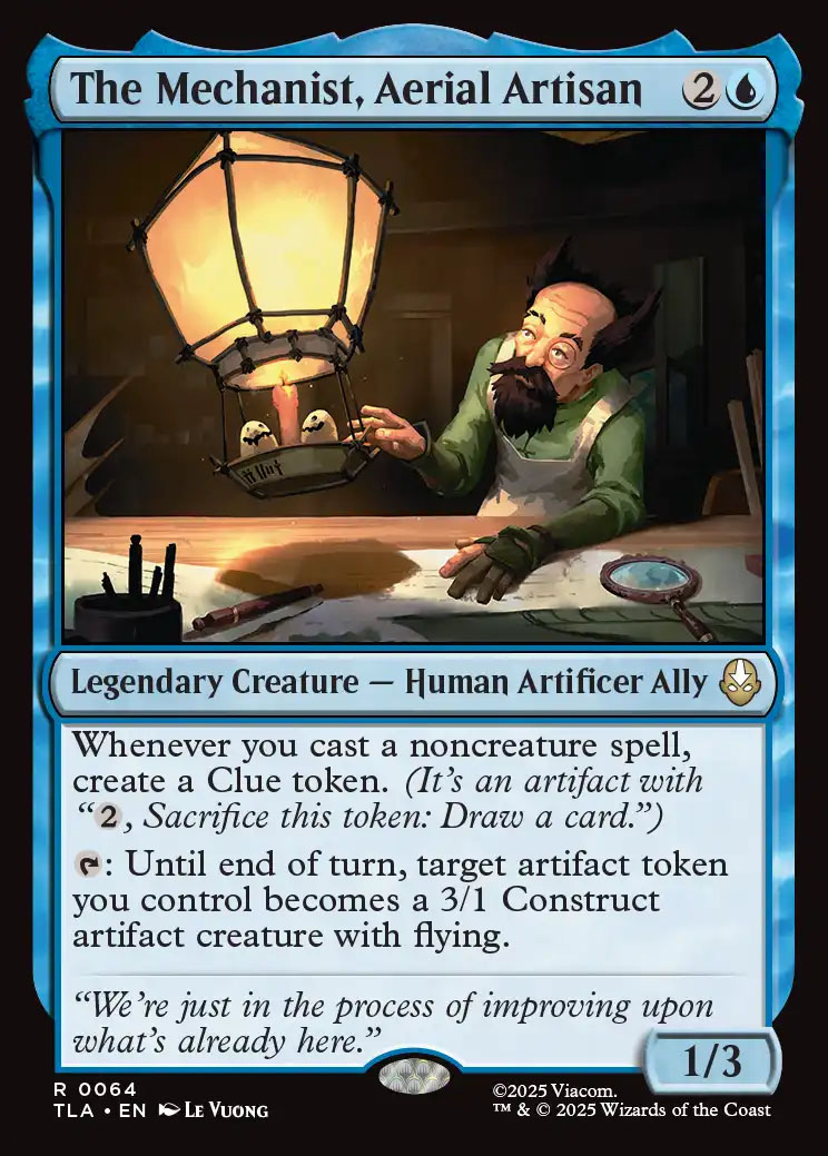 Avatar: The Last Airbender: The Mechanist, Aerial Artisan