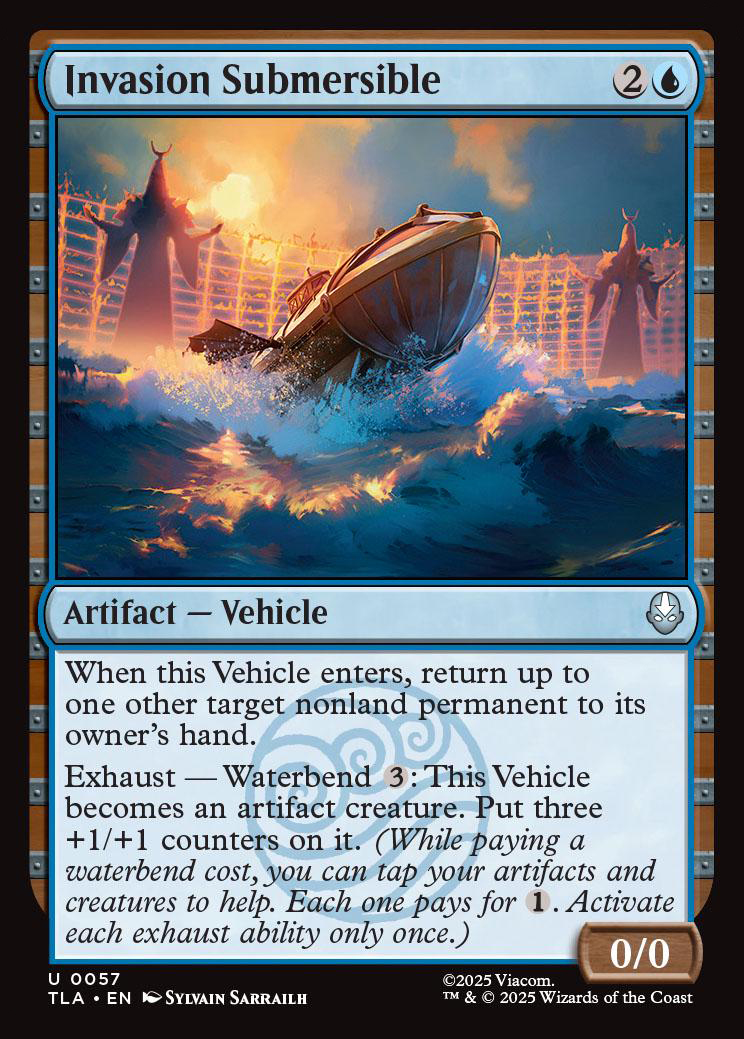 MTG 没頭　foil Avatar: The Last Airbender Foil: Invasion Submersible