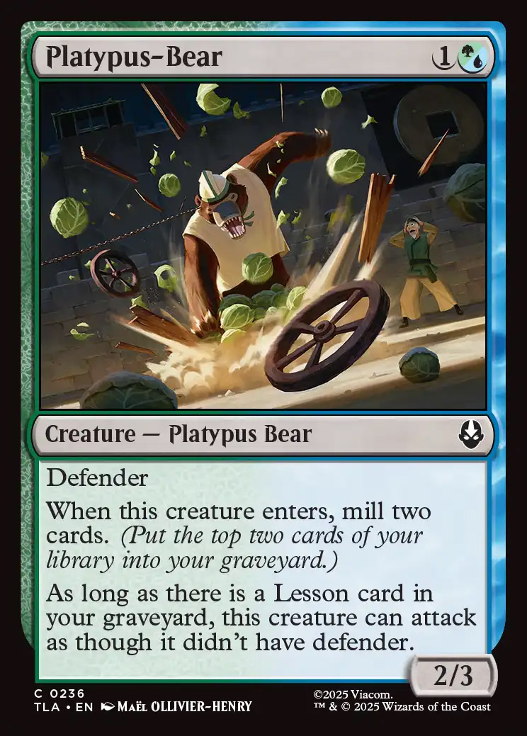 Avatar: The Last Airbender: Platypus-Bear
