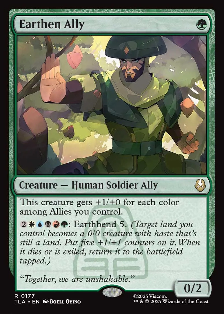 Avatar: The Last Airbender Foil: Earthen Ally
