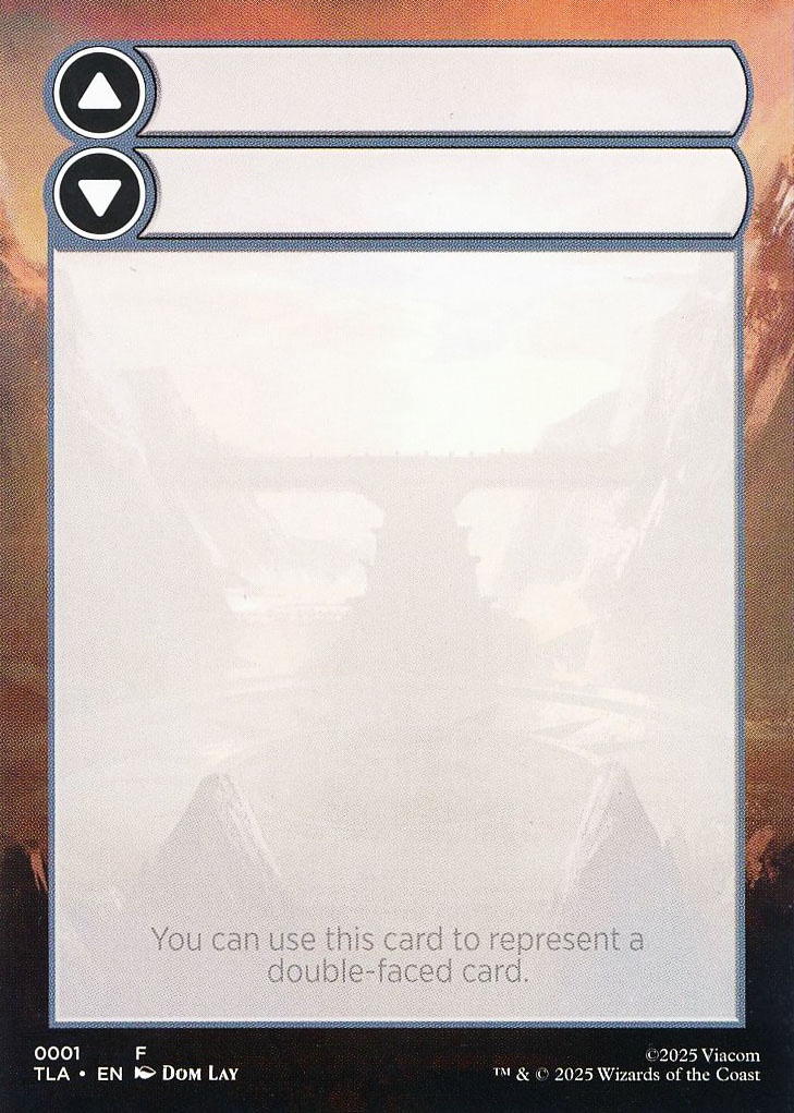 Avatar: The Last Airbender: DFC Helper Card