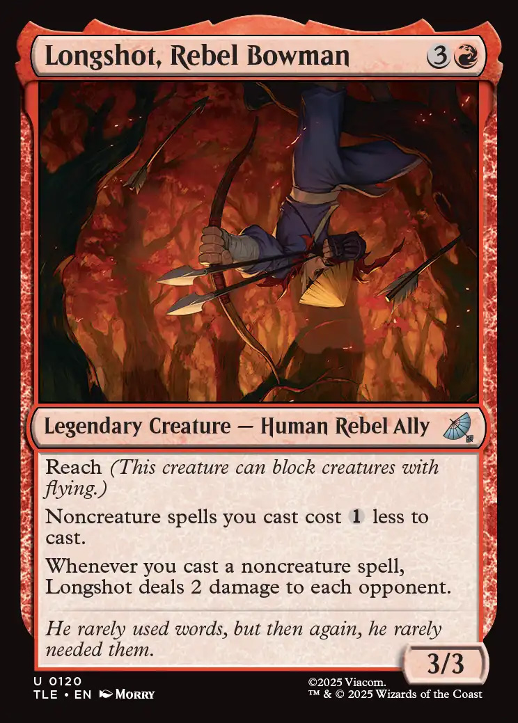 Avatar: The Last Airbender Eternal-Legal: Longshot, Rebel Bowman