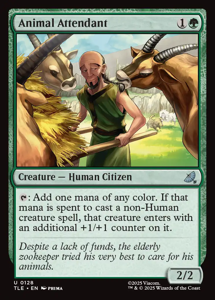 Animal Attendant (128)| Magic: The Gathering Card Foil / Near Mint