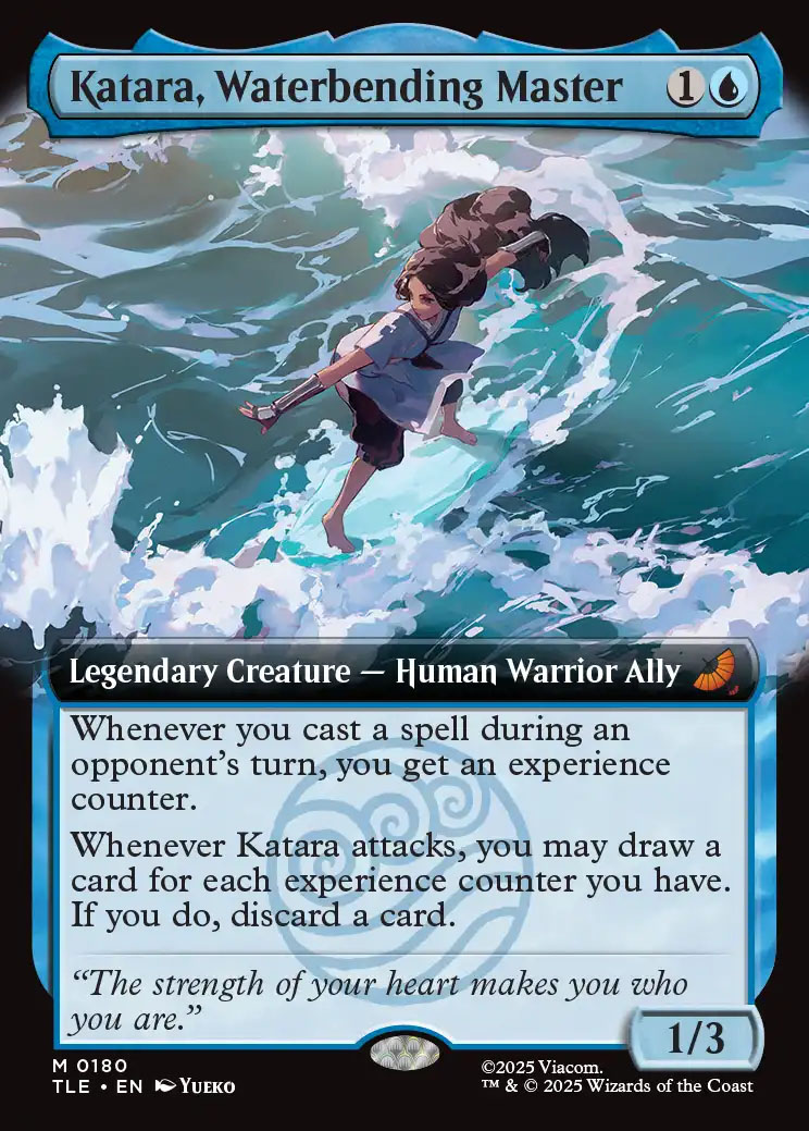 【英語foil】Katara, Waterbending Master Avatar: The Last Airbender Eternal-Legal Variants Foil: Katara