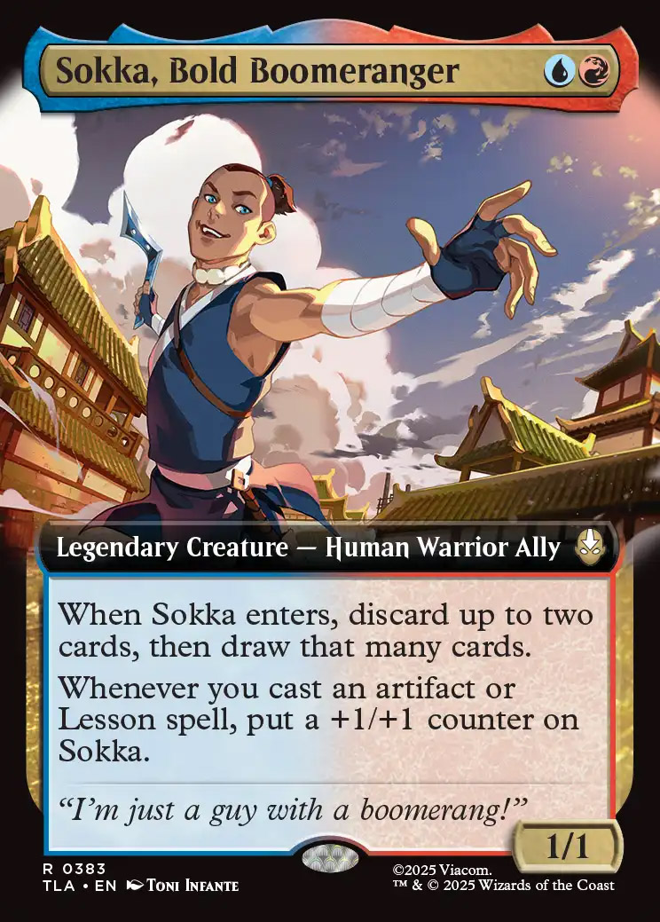 Avatar: The Last Airbender Variants Foil: Sokka, Bold Boomeranger