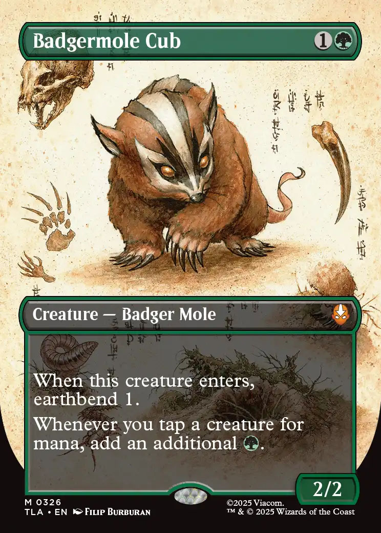 Avatar: The Last Airbender Variants Foil: Badgermole Cub (0326