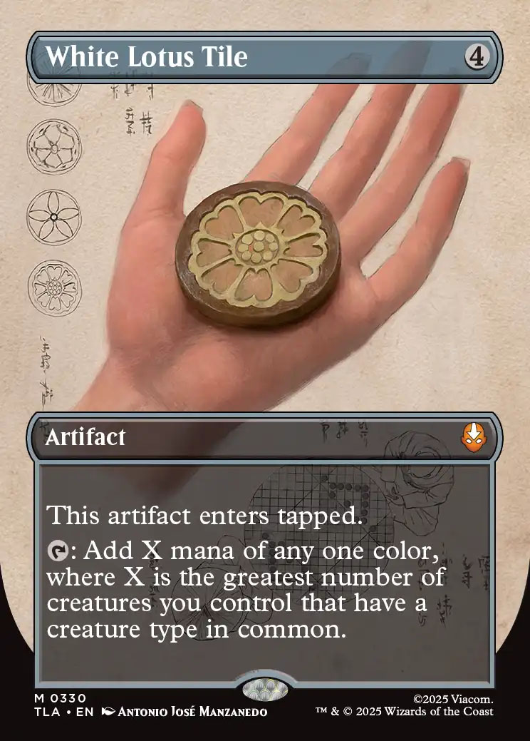 Avatar: The Last Airbender Variants Foil: White Lotus Tile (0330