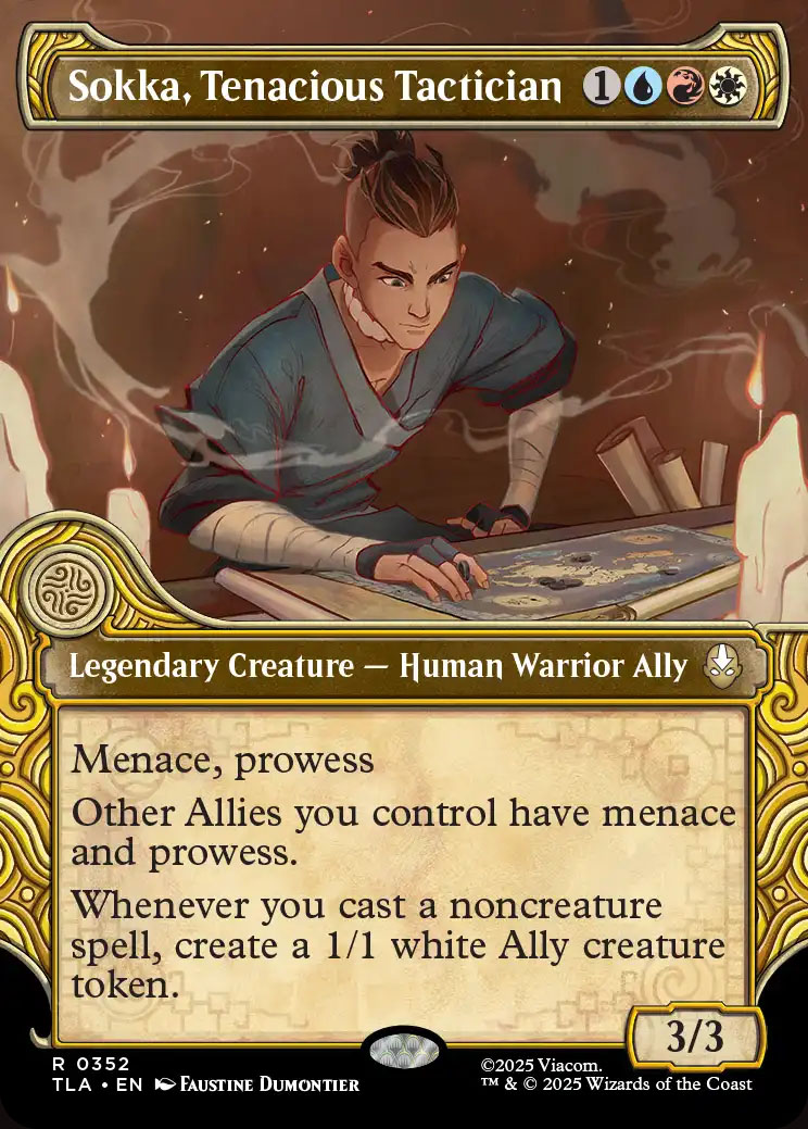 sokka mtg card Avatar: The Last Airbender Variants Foil: Sokka, Tenacious Tactician (0352