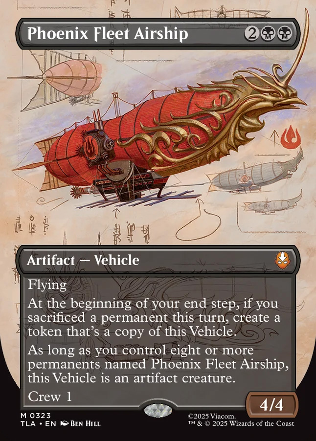 Avatar: The Last Airbender Variants Foil: Phoenix Fleet Airship