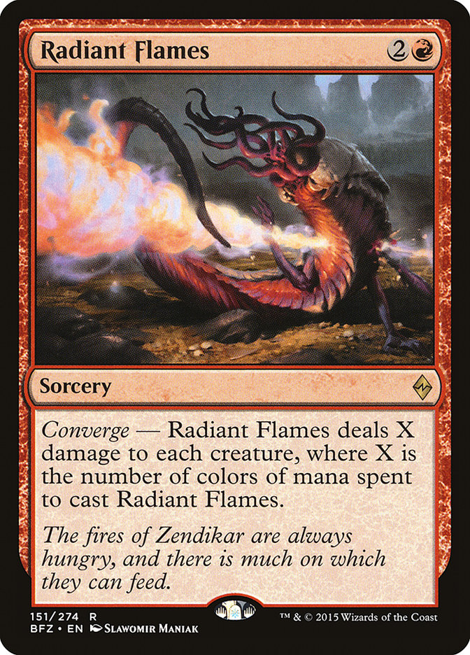 Radiant Flames | Battle for Zendikar | Modern | Card Kingdom