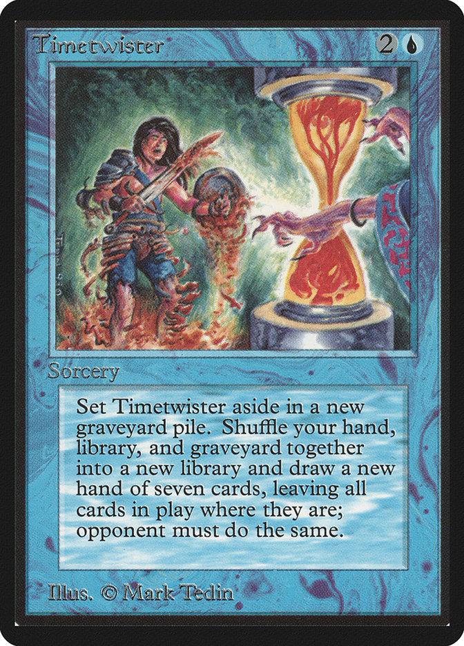 【MtG】Timetwister 2ED Timetwister (IE) • International Edition (CEI) #85