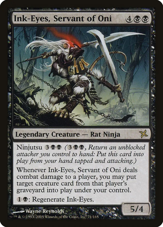 mtg betrayers of kamigawa card list Ink-Eyes, Servant Oni (71☆) (Foil) Regenerate Ink Betrayers of Kamigawa