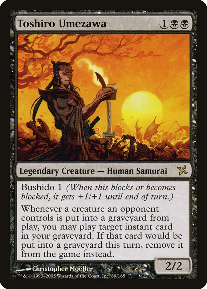mtg betrayers of kamigawa card list Ink-Eyes, Servant Oni (71) (Foil) Mint / near mint condition trading card Higure, the Still Wind |