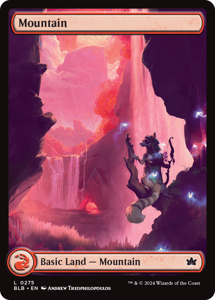 Magic the Gathering Bloomburrow Common Mountain #275