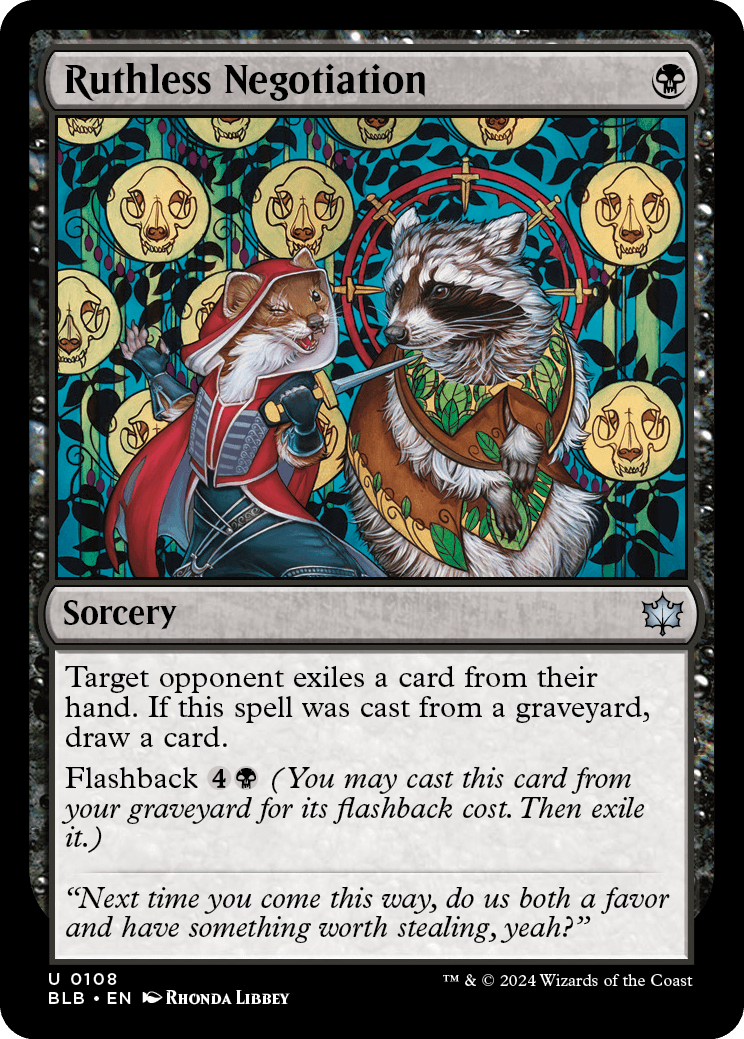 Ruthless Negotiation | Bloomburrow Foil | Standard | Card Kingdom