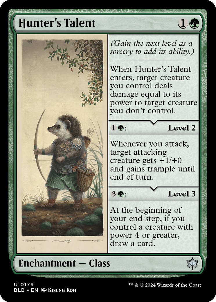 Hunter's Talent | Bloomburrow Foil | Standard | Card Kingdom