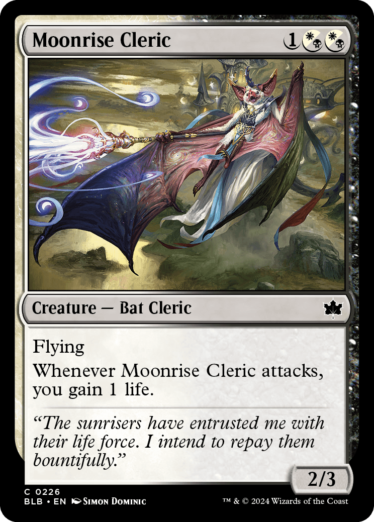 Moonrise Cleric | Bloomburrow Foil | Standard | Card Kingdom