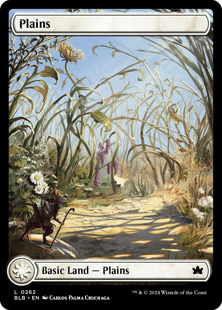 Magic the Gathering Bloomburrow Common Plains #262