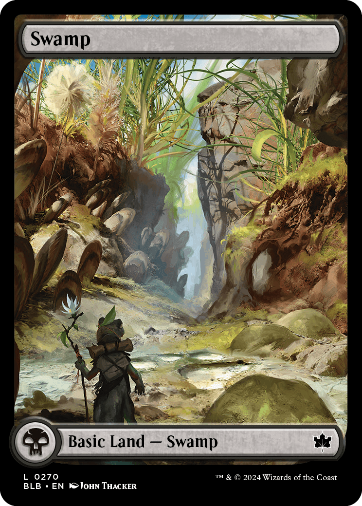 mtg bloomburrow card kingdom Swamp | | Standard Put a +1/+1 counter on each other Squirrel you control Essence Channeler | Bloomburrow |