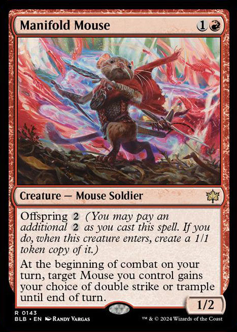 Manifold Mouse | Bloomburrow Foil | Standard | Card Kingdom