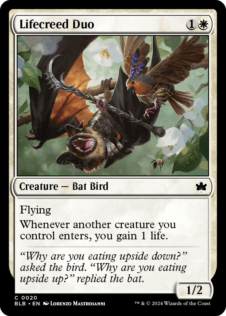 mtg best bloomburrow cards Magic: The Gathering Commander Deck Bloomburrow showcase cards lined up