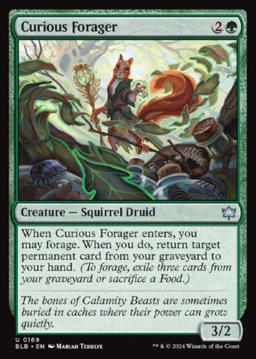Curious Forager | Bloomburrow Foil | Standard | Card Kingdom