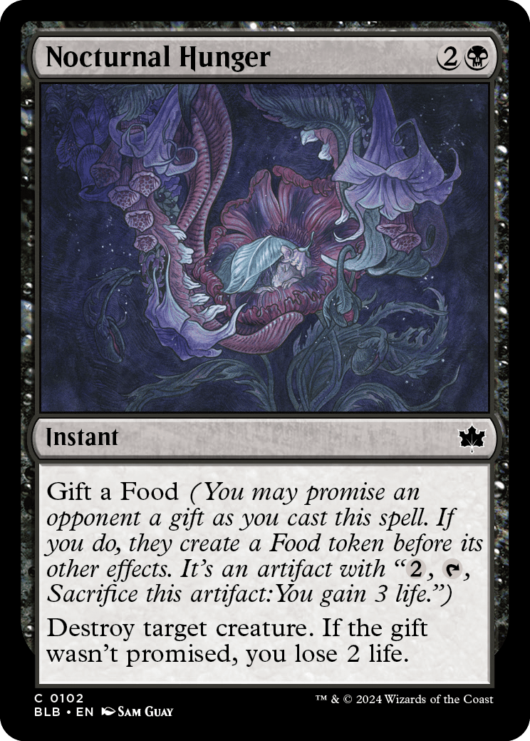 Nocturnal Hunger | Bloomburrow Foil | Standard | Card Kingdom