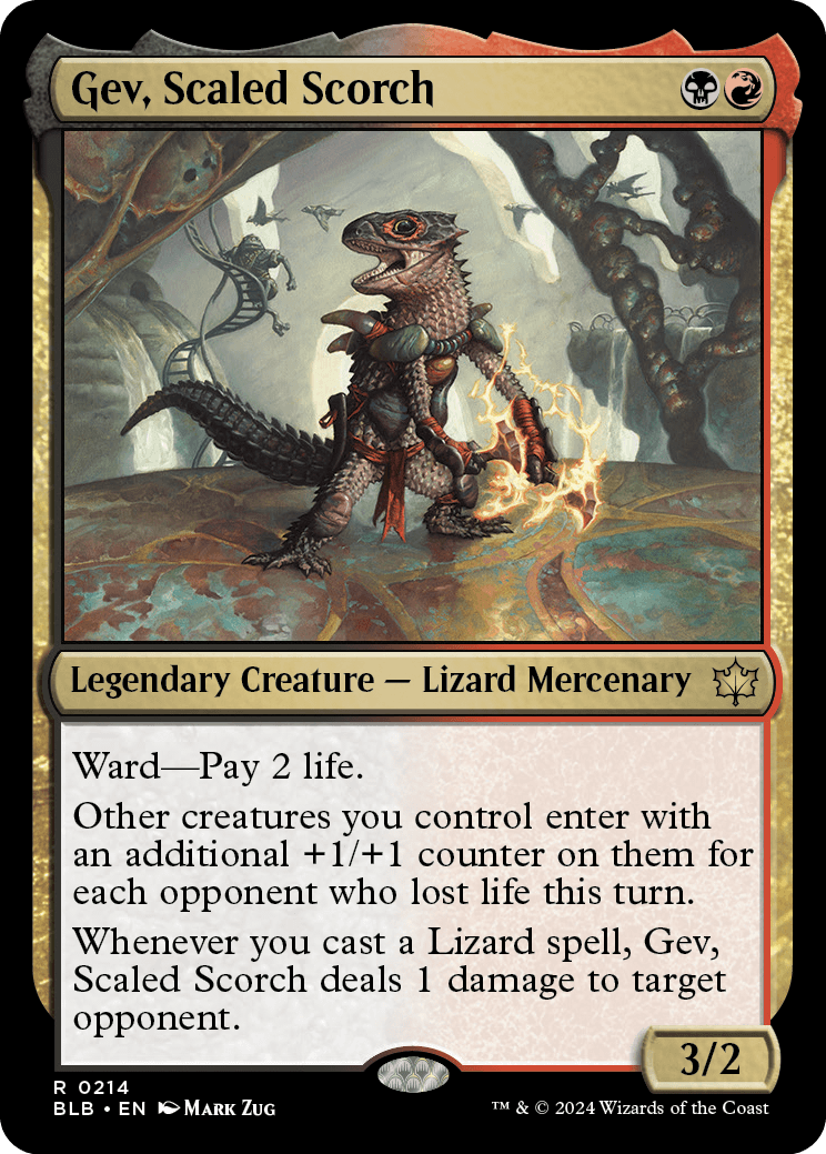 Gev, Scaled Scorch | Bloomburrow | Standard | Card Kingdom