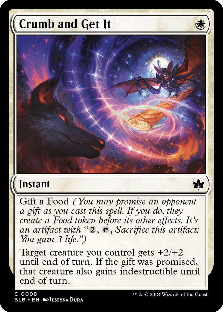 gift a card mtg bloomburrow Crumb and Get It | Bloomburrow Foil | Standard
