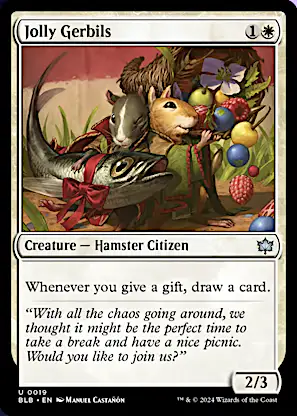 mtg gift a card bloomburrow MAGIC THE GATHERING: BLOOMBURROW: PRERELEASE KIT Play Boosters are great for Limited play and fun to open MTG Sazacap's Brew Bloomburrow blb#151