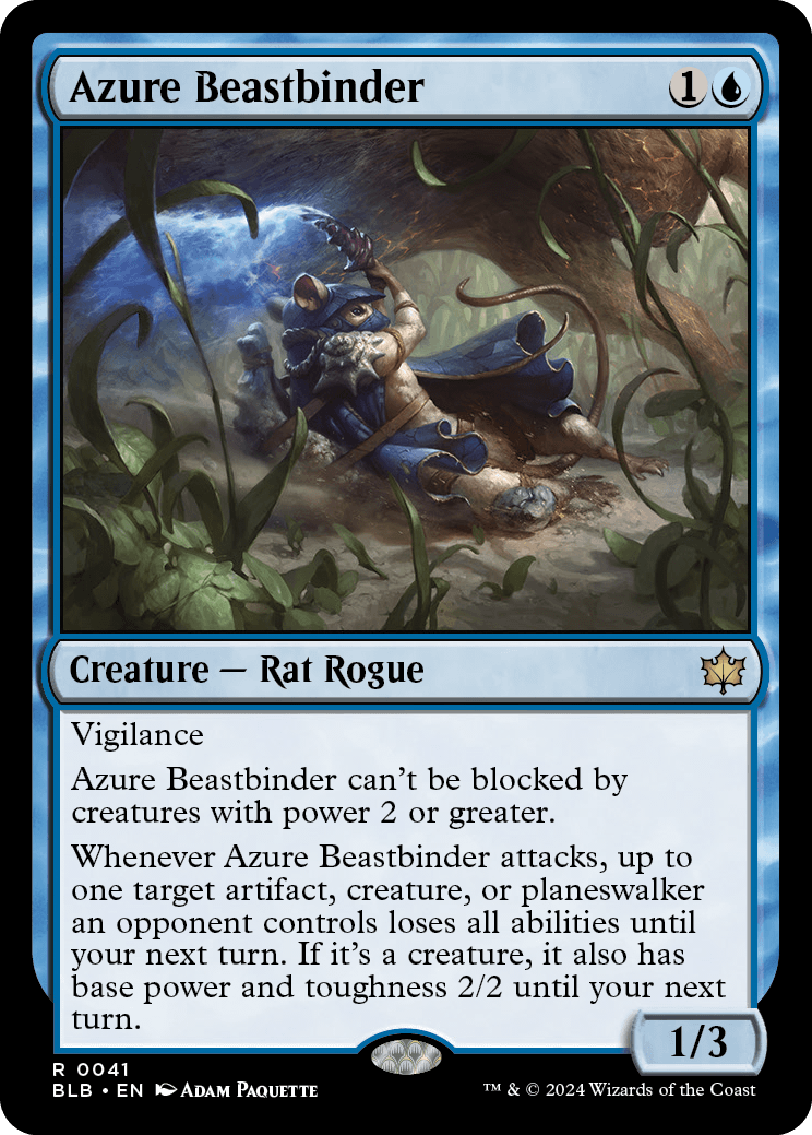 Azure Beastbinder | Bloomburrow | Standard | Card Kingdom