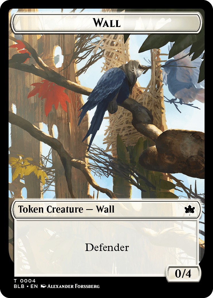 Wall Token | Bloomburrow Foil | Standard | Card Kingdom