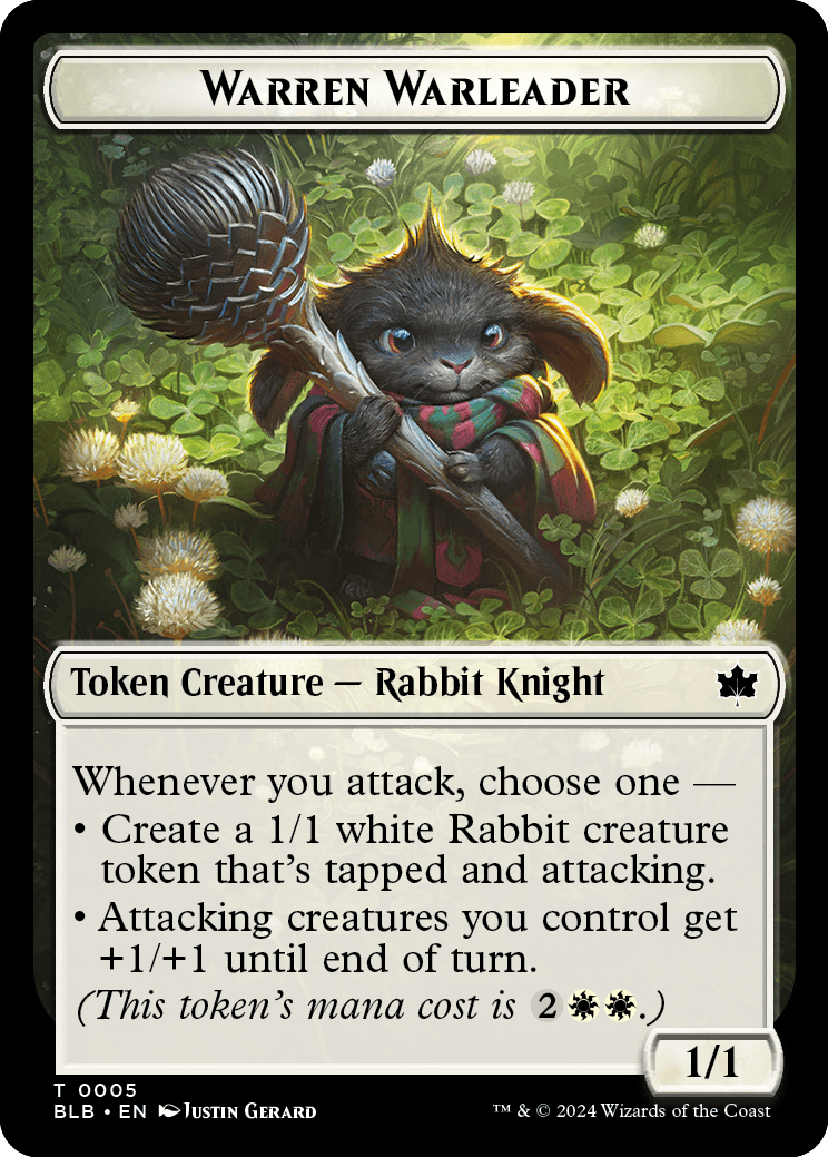 Intrepid Rabbit Token | Bloomburrow Foil | Standard | Card Kingdom