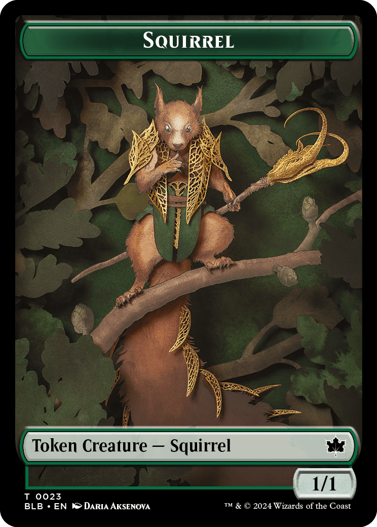 Squirrel Token | Bloomburrow | Standard | Card Kingdom