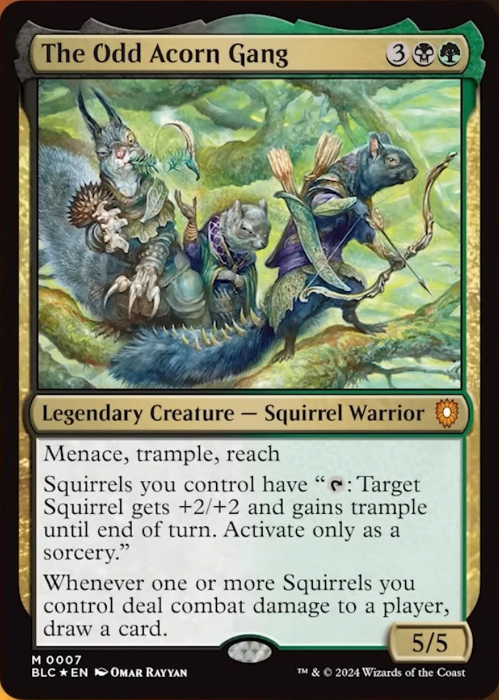 The Odd Acorn Gang | Bloomburrow Commander Decks Foil | Commander | Card  Kingdom