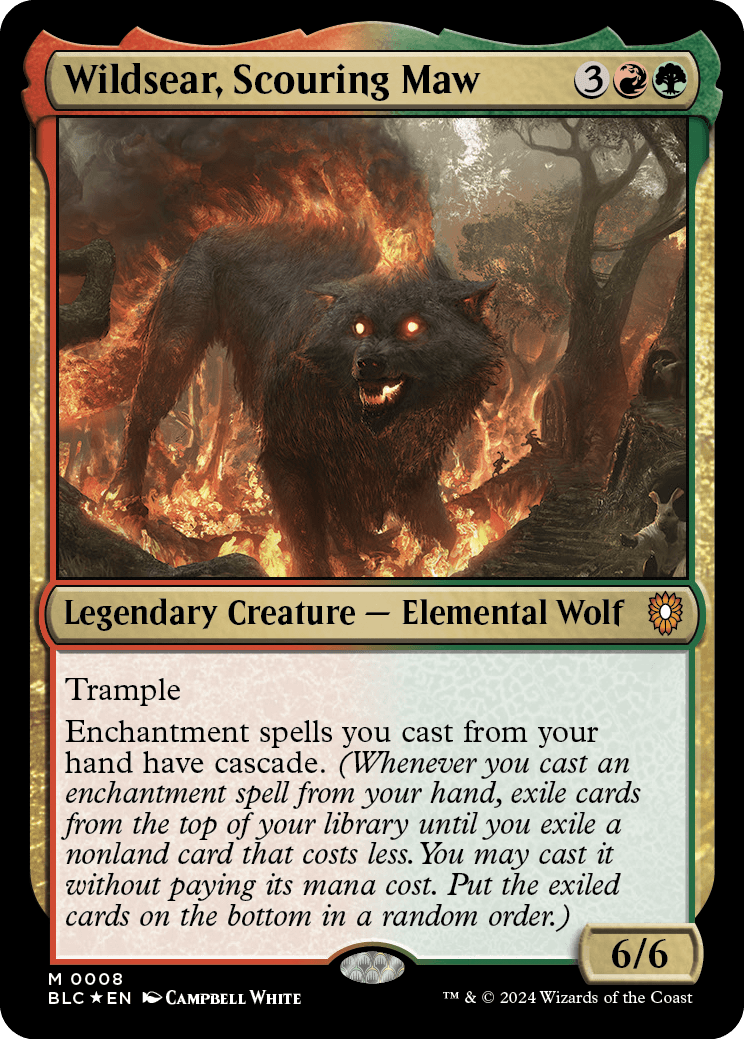 Wildsear, Scouring Maw | Bloomburrow Commander Decks Foil | Commander |  Card Kingdom