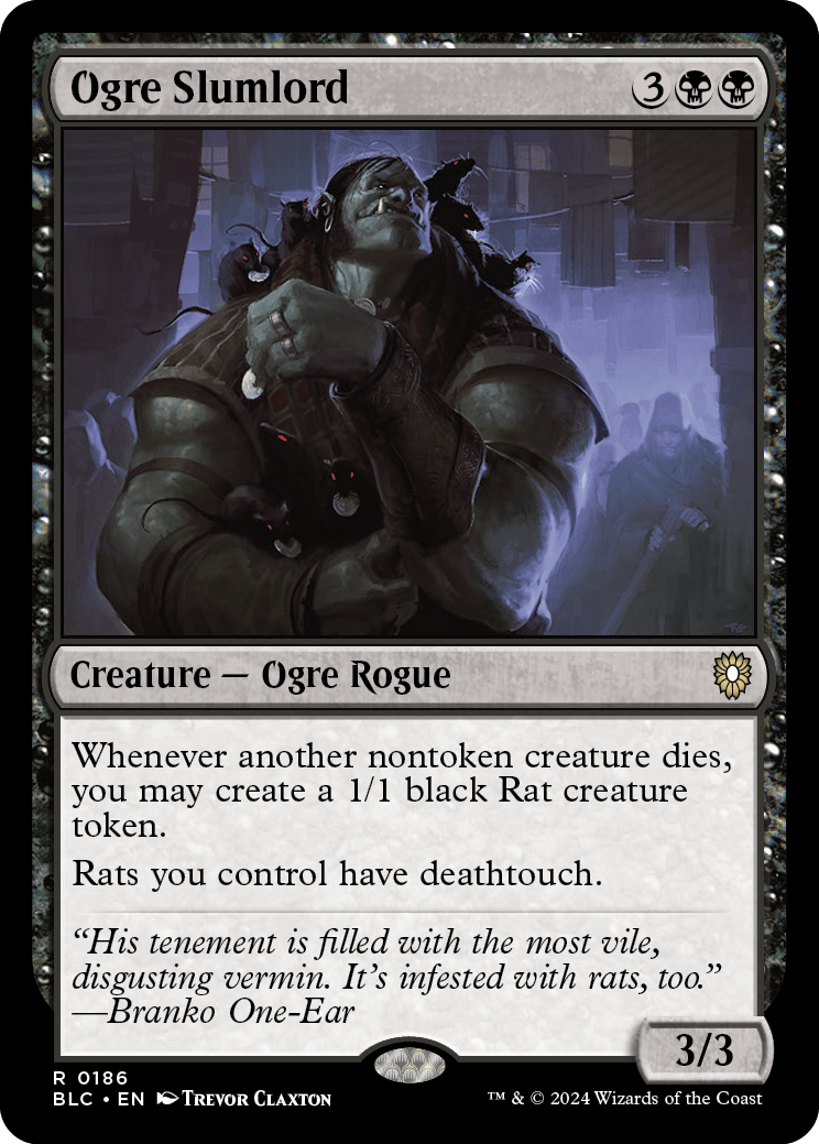 rat commander deck mtg bloomburrow Relentless Rats (Borderless) [Bloomburrow Special Guests] main image 0