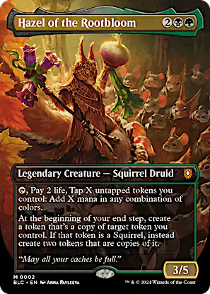 mtg hazel commander deck Magic: The Gathering Bloomburrow The Gathering Hazel of the Rootbloom -