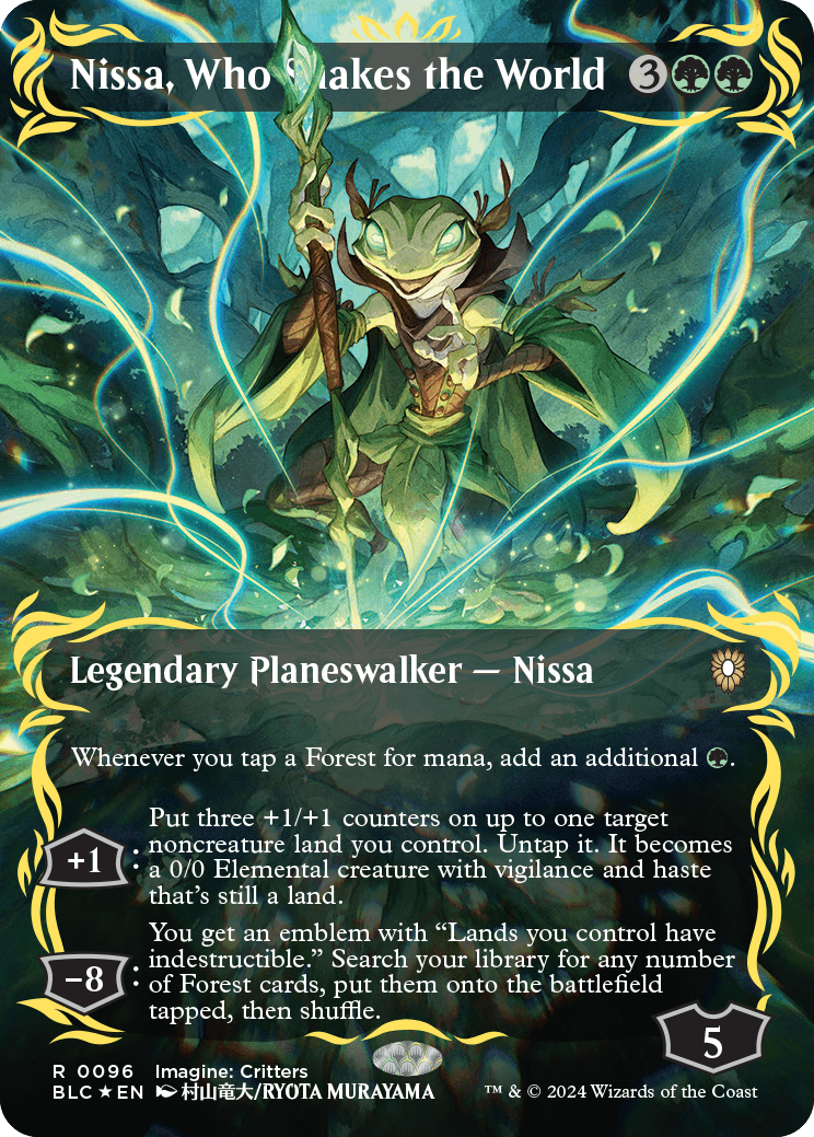 Nissa, Who Shakes the World | Bloomburrow Commander Decks