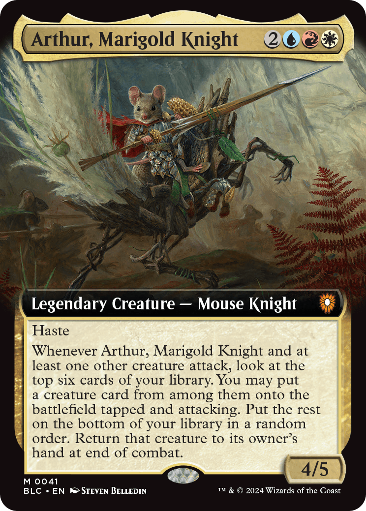 Arthur, Marigold Knight | Bloomburrow Commander Decks Variants | Commander  | Card Kingdom