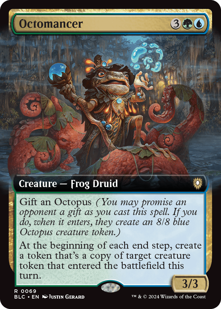 mtg bloomburrow commander cards Magic The Gathering Deck Family Matters 1 life tracker Octomancer | Bloomburrow Commander Decks