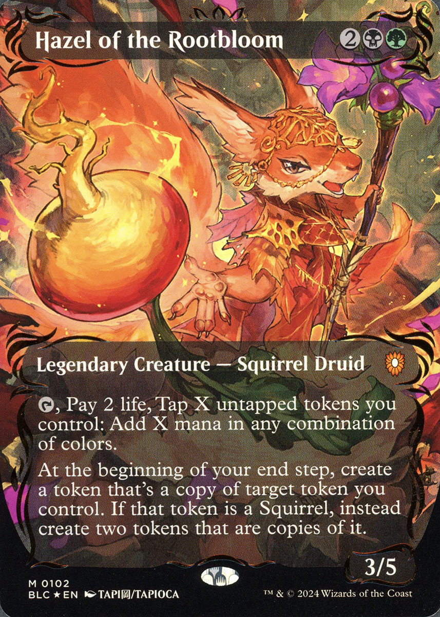 Hazel of the Rootbloom | Bloomburrow Commander Decks Variants Foil 